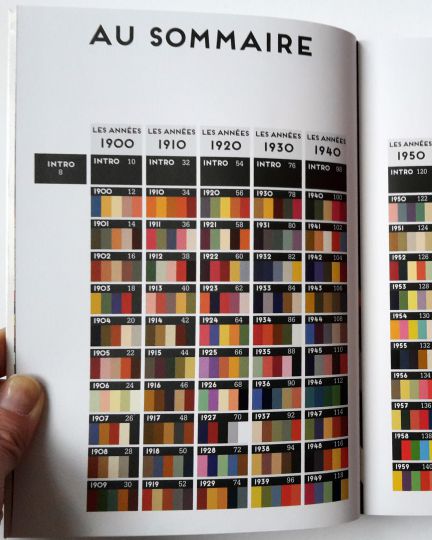 Livre : 100 ans de couleur en 100 palettes de couleur