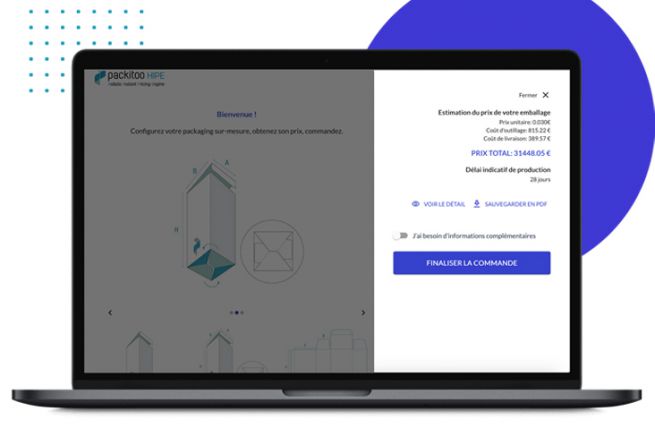 Lire l'article Le logiciel de devis HIPE de Packitoo simplifie tout le process de vente de packaging sur mesure