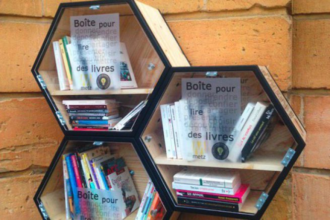 Des boites  livres font leur apparition dans la ville de Metz
