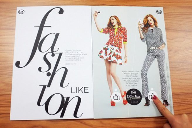 Campagne C&A dans le magazine Contigo