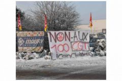L'imprimerie Brodard Graphique, bloquée du 4 au 12 Janvier dernier. L'imprimerie Brodard Graphique, bloquée du 4 au 12 Janvier dernier.