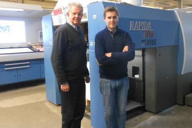 L'imprimerie F Paillart (80) et la presse offset KBA Rapida 106 HR-UV