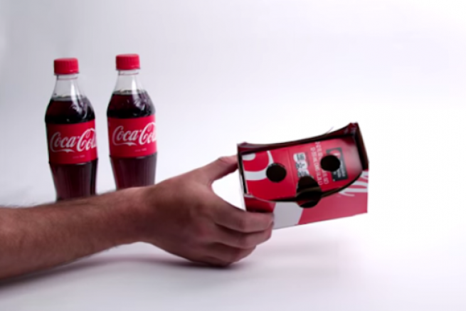 Coca Cola Transforme Ses Emballages En Casques De Realite Virtuelle