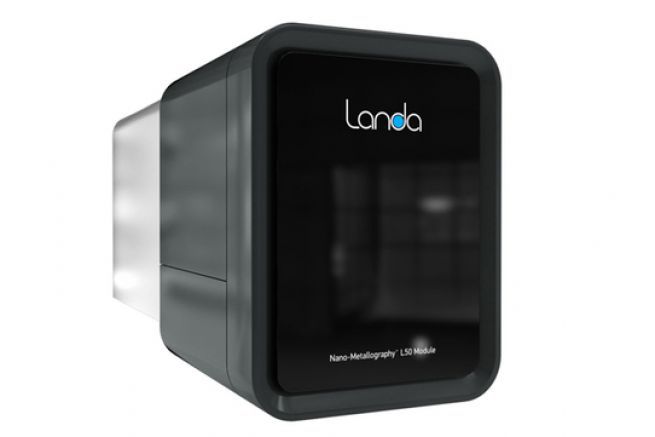 Le module L50 de Landa peut s'installer sur les presses d'impression traditionnelle.