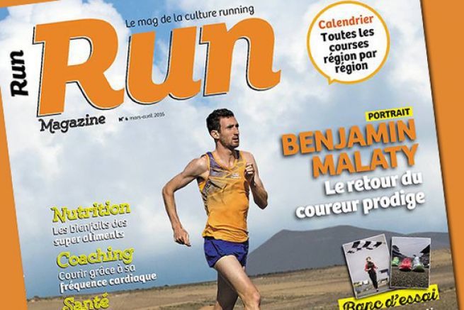Corelio Printing foule la couverture de Run Magazine pour une pub Nike