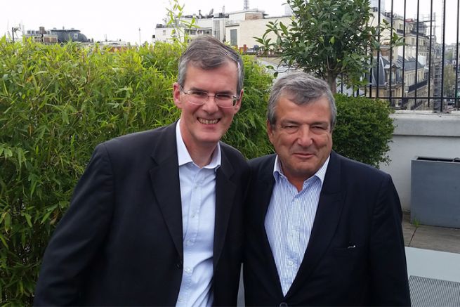 Jean-Pierre Leveaux ( gauche) et Philippe Bourgeois.