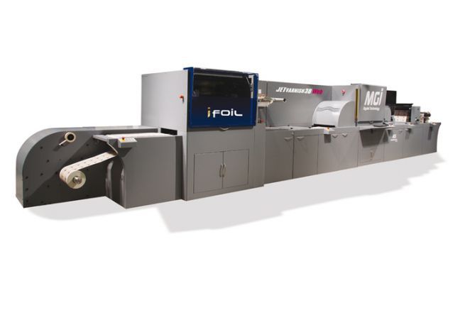 Un nouveau module de MGI au salon Graphitec