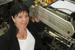 Nathalie Maindrou, prsidente de l'imprimerie Loire Impression