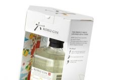 Coffret Roku Gin produit par Van Genechten Packaging avec du carton Stora Enso. Prix Carton de l'anne 2020. 