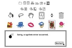 Le design bitmap, emblmatique de linterface dApple, ainsi que d'autres symboles pour les rseaux sociaux crs par Susan Kare