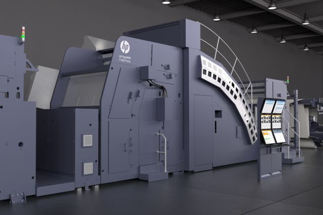 Page Wide Machine La PageWide T700i de HP, la presse numérique rotative pour carton aux ...