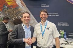 Isidore Leiser, PDG de Stratus Packaging, et  Matt Burton, directeur commercial monde chez ABG