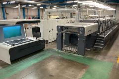 Presse offset Manroland de l'imprimerie Die Keure aux enchres