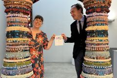 Joana Vasconcelos et Julien de Beaumarchais de Rothschild
