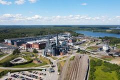 Usine Sappi � SKirkniemi en Finlande 