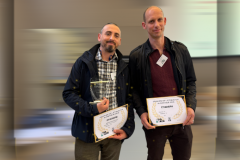 Geoffroy Ivanes, directeur technique d'Etigraph, et Lo�c Vestidello, responsable am�lioration continue d'Etigraph