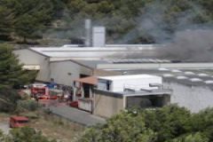 Un incendie détruit une rotative de l'imprimerie Rockson (13)
