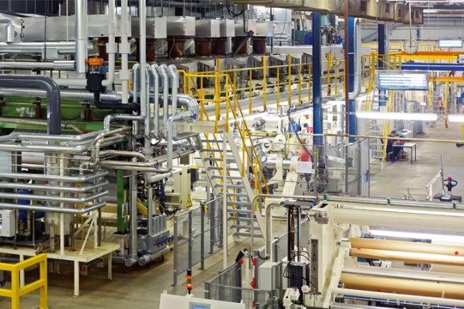 Production de liners chez Mondi en Allemagne