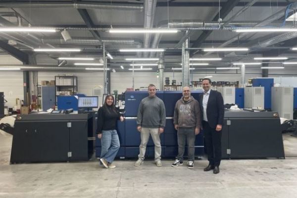 Cathy, �ric et R�mi Faraill et Nicolas Hirchwald de Konica Minolta