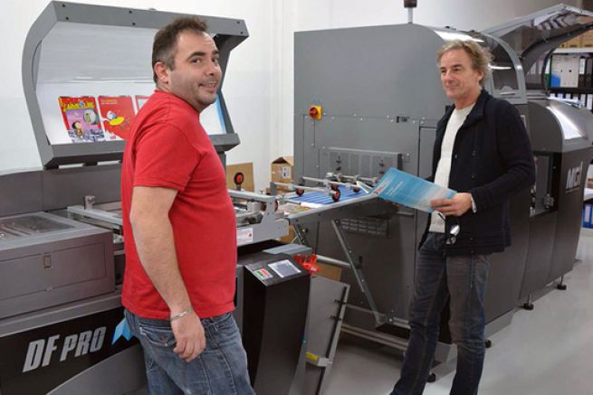 Herv Veinguertener,  gauche, responsable de production, et Philippe Carreau,  droite, directeur de Copiver.