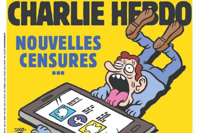 Une de Charlie Hebdo cinq ans aprs les attentats.