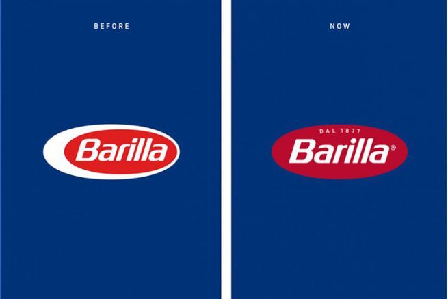 Le nouveau logo de Barilla