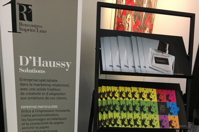 L'imprimerie D'Haussy tait prsent en 2017 au salon Imprim'Luxe