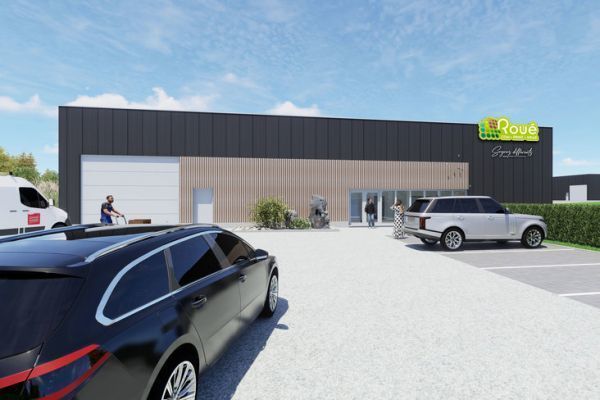 Le futur btiment d'Imprimerie Rou