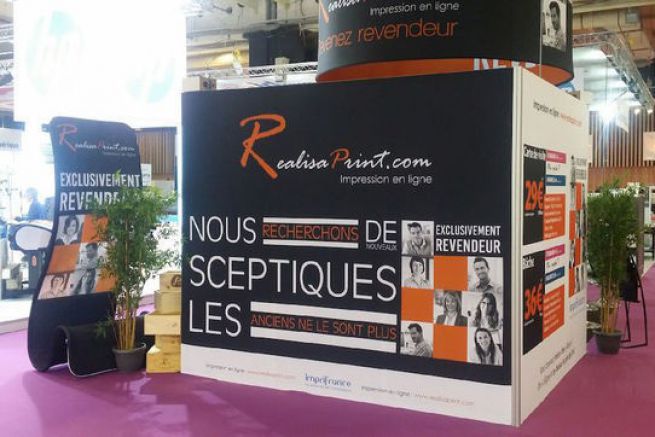 Stand Reealisaprint.com sur le salon Vicom Paris 2016